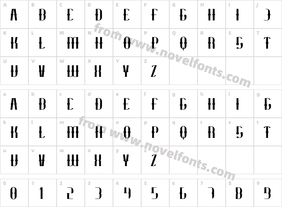Remoke RegularCharacter Map