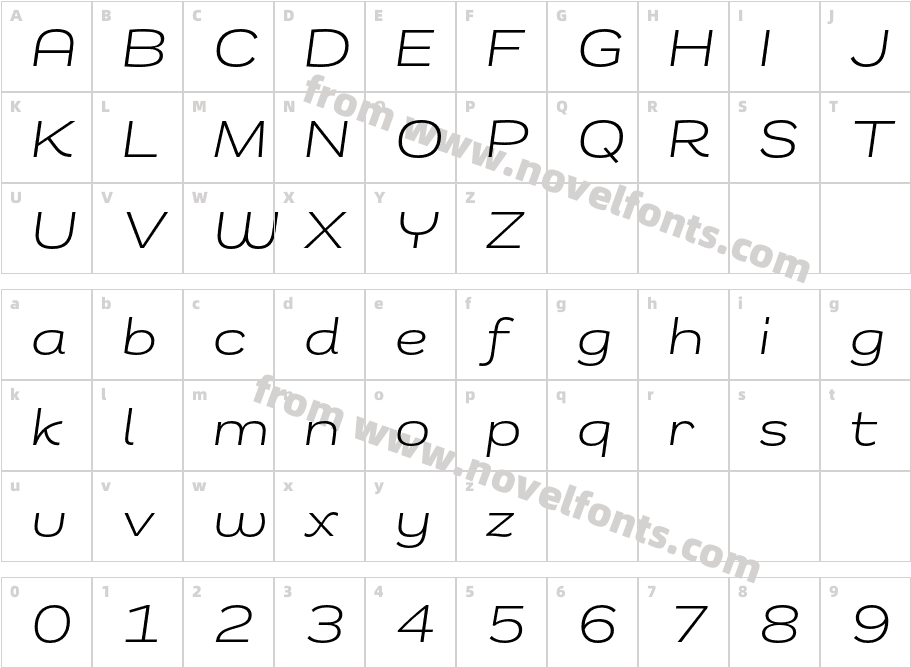 Remora Sans W5 Light ItalicCharacter Map