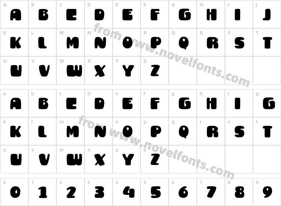 MoulinCharacter Map