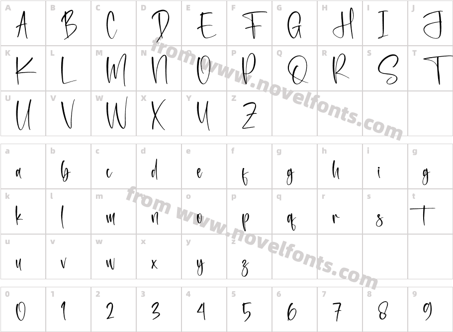 Mountain MoonlightCharacter Map