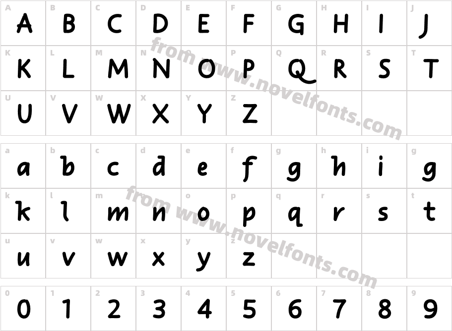 Responder P RegularCharacter Map