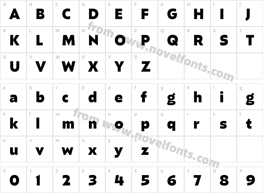 Retail Text BlackCharacter Map