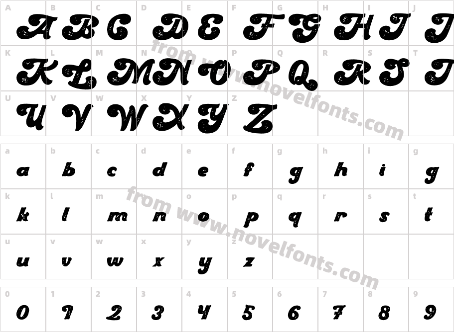 Retro Couture TextureCharacter Map
