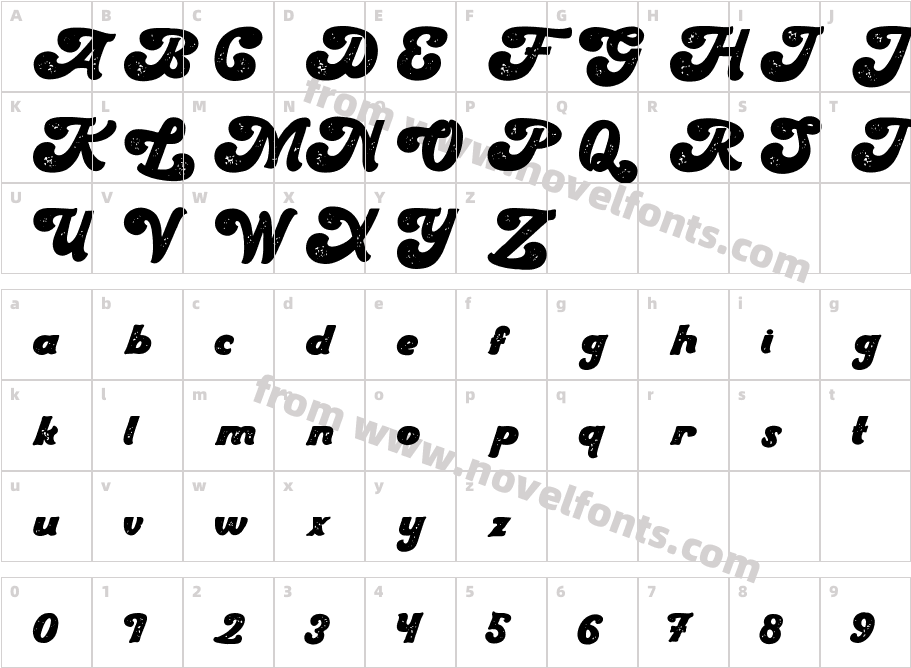 Retro Couture TextureCharacter Map