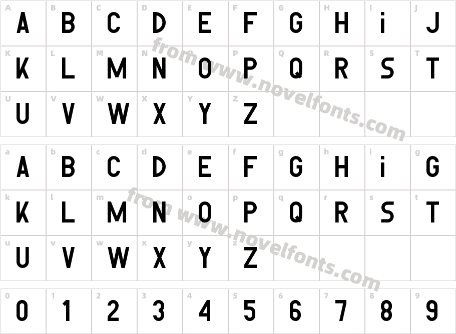 Reversed RegularCharacter Map