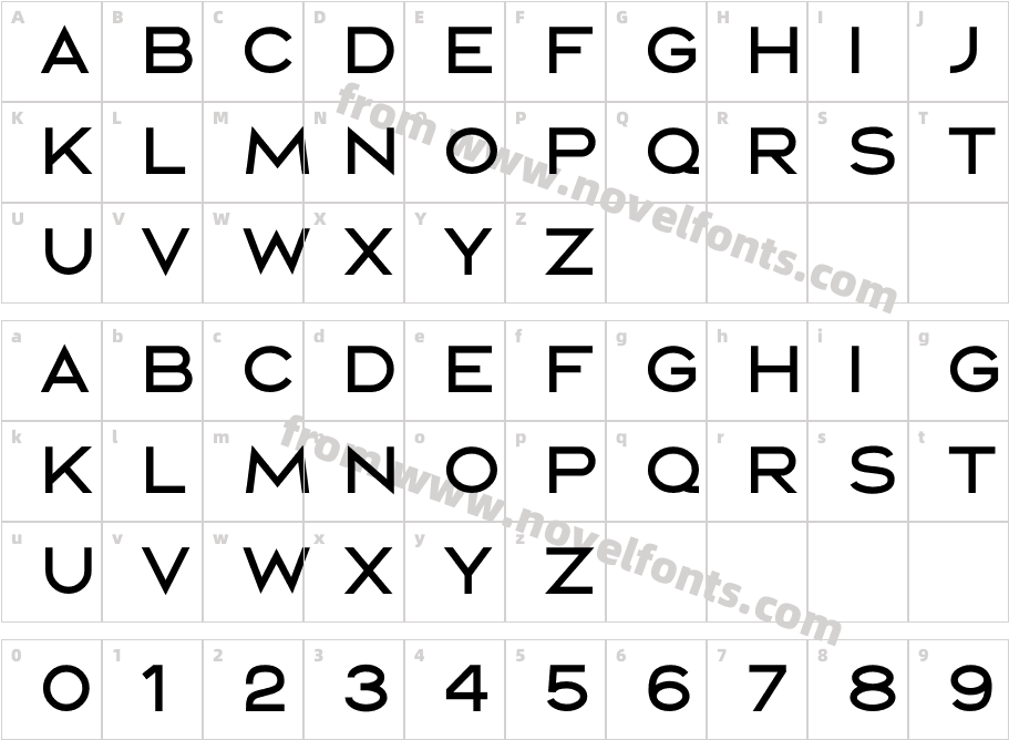 Rexton Light LightCharacter Map