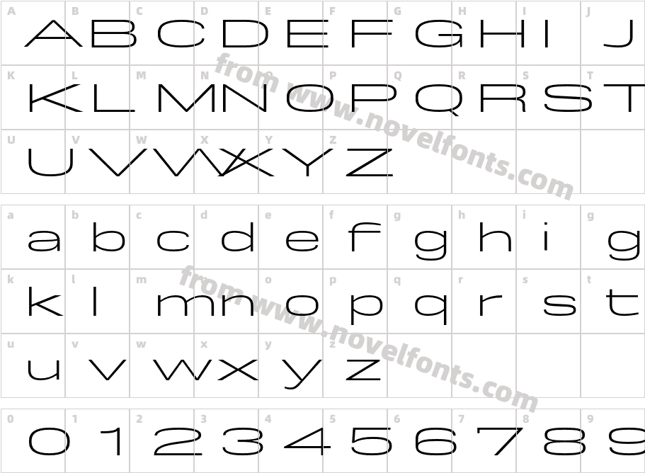 Rice W05 Light ExpandedCharacter Map