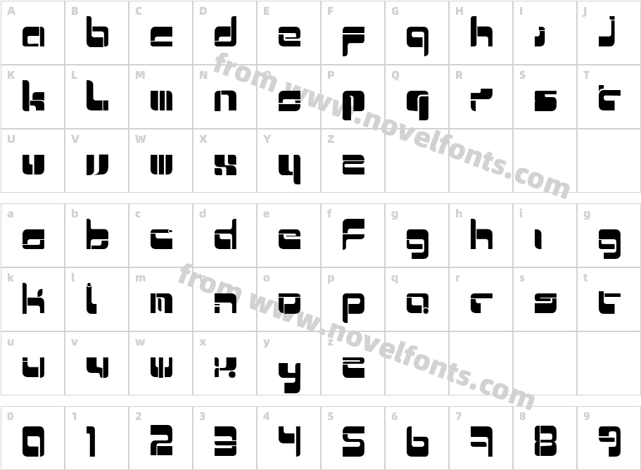 Mr QuickeCharacter Map