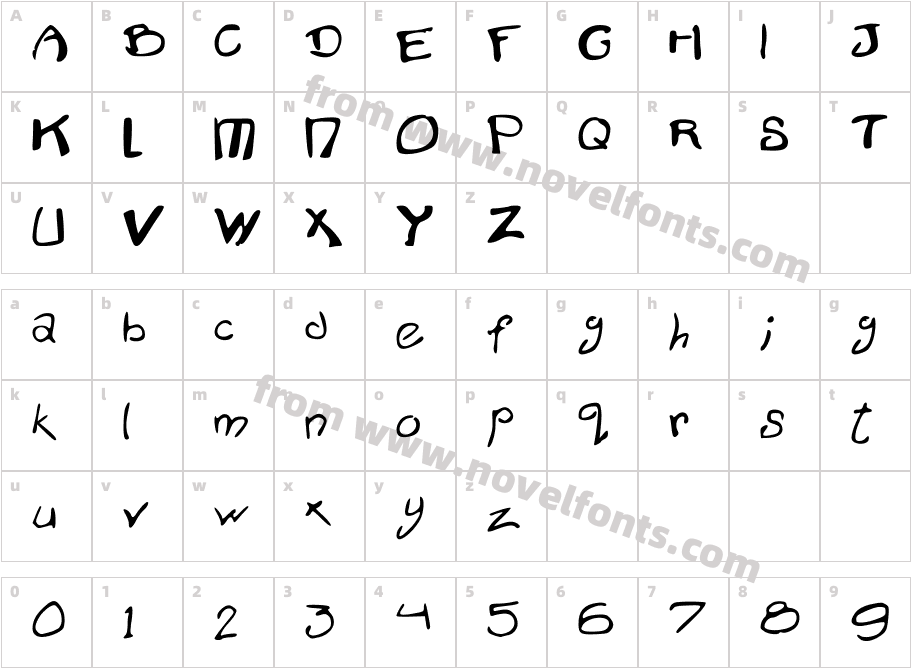 MrDiamondCharacter Map