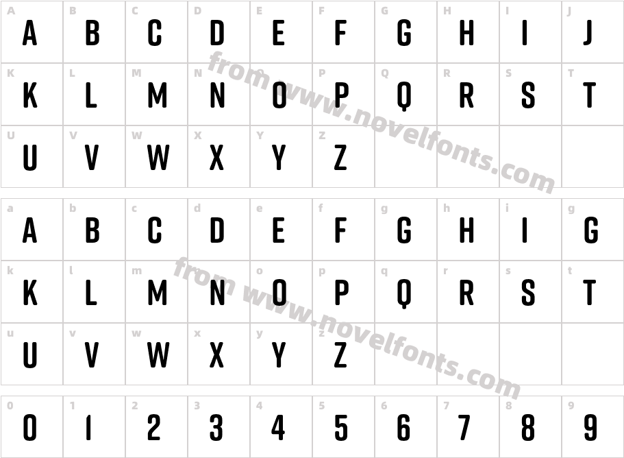 Rift Soft BoldCharacter Map