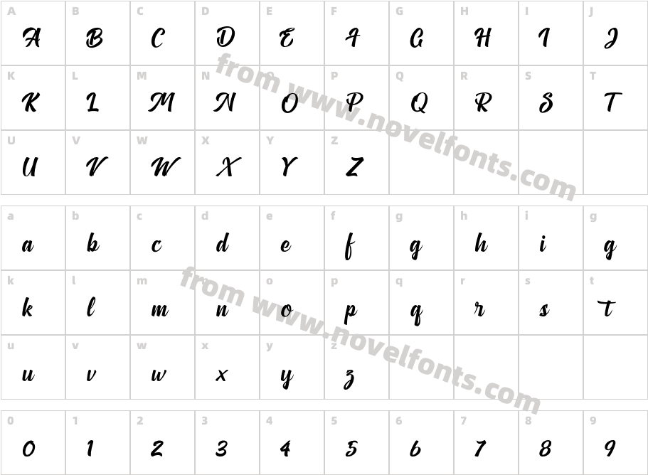 AnthemieCharacter Map