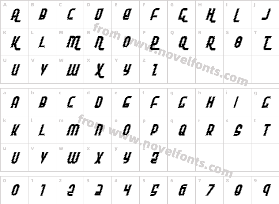 Ro' Ki' Kier Pro ItalicCharacter Map