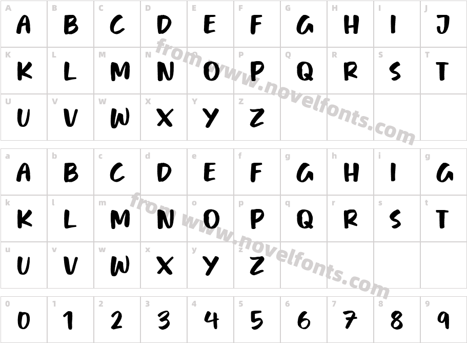 RockfireCharacter Map