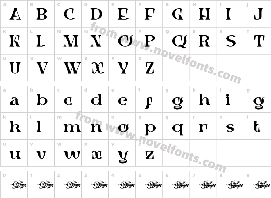 Romantic Again Demo RegularCharacter Map
