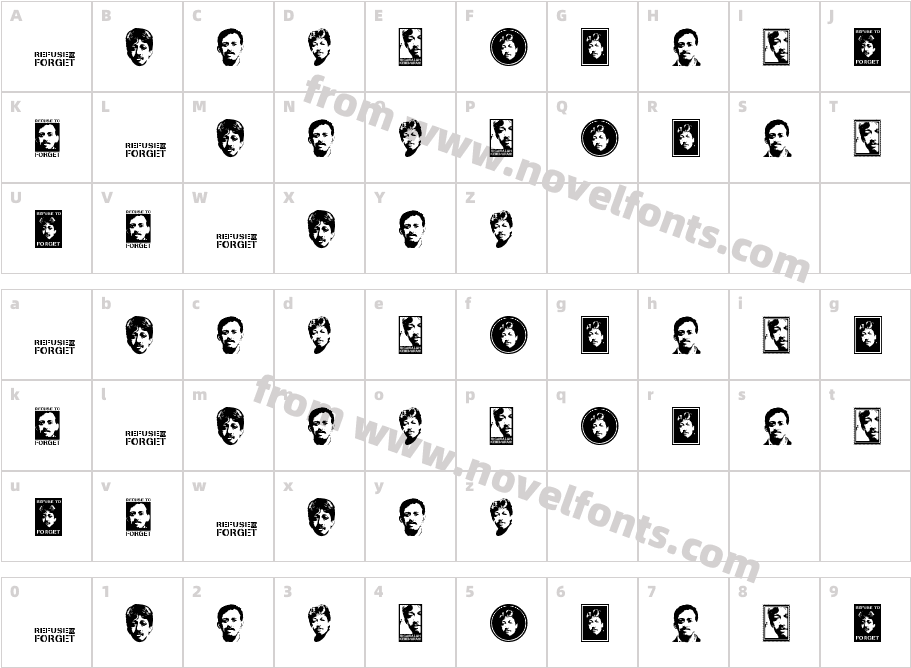 MunirCharacter Map