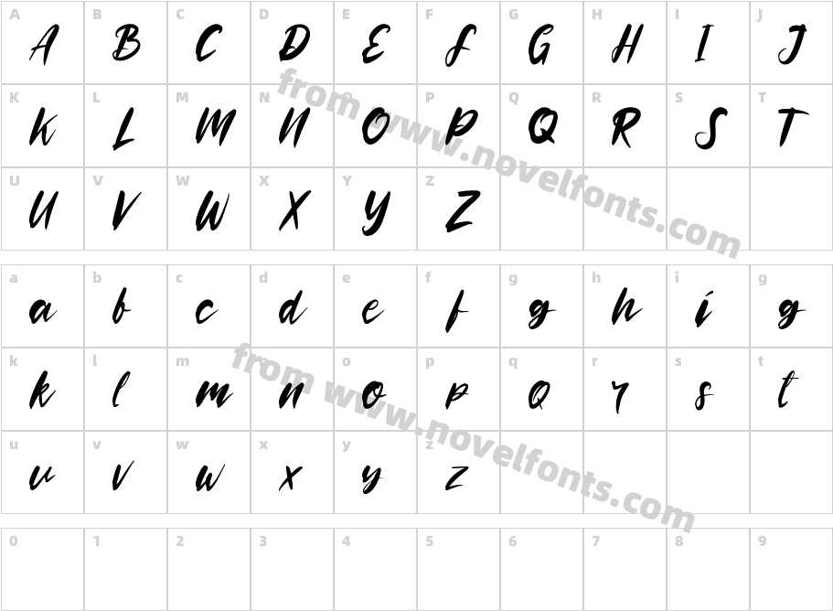 Rooselyn demoCharacter Map