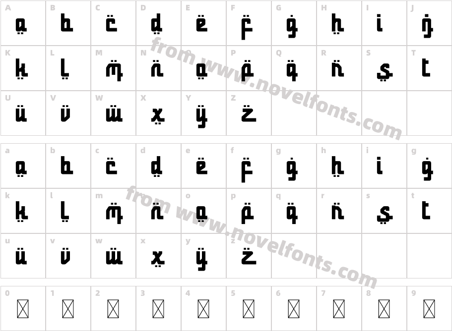 Muscat Free Personal UsedCharacter Map