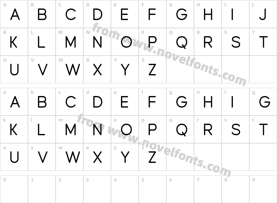RoterlineCharacter Map