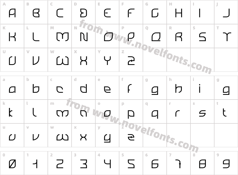 RoundedCharacter Map