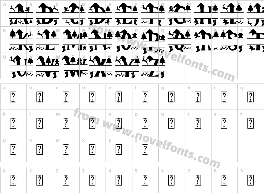 Royal MonogramCharacter Map