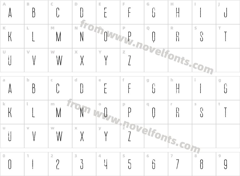 Ruas Medium GrungeCharacter Map