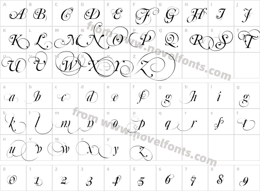 Mutlu  OrnamentalCharacter Map