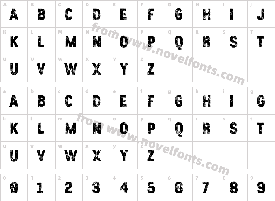 Rusoile GrungeCharacter Map
