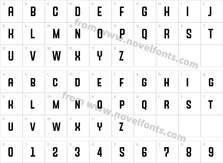 SANSONCharacter Map