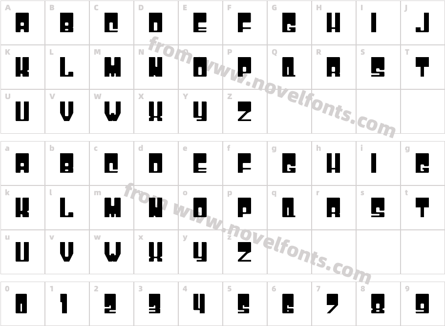 SD Jeopardy RegularCharacter Map