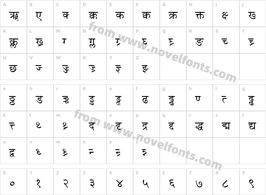 SD TT Surekh NormalCharacter Map
