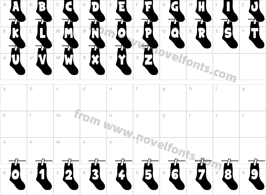 My Socks LineCharacter Map