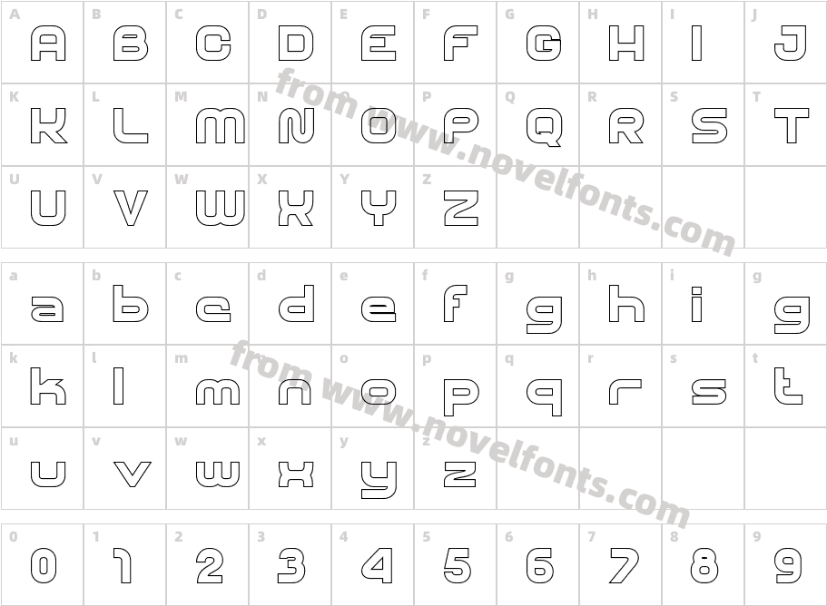 SHARY LINE HeavyCharacter Map