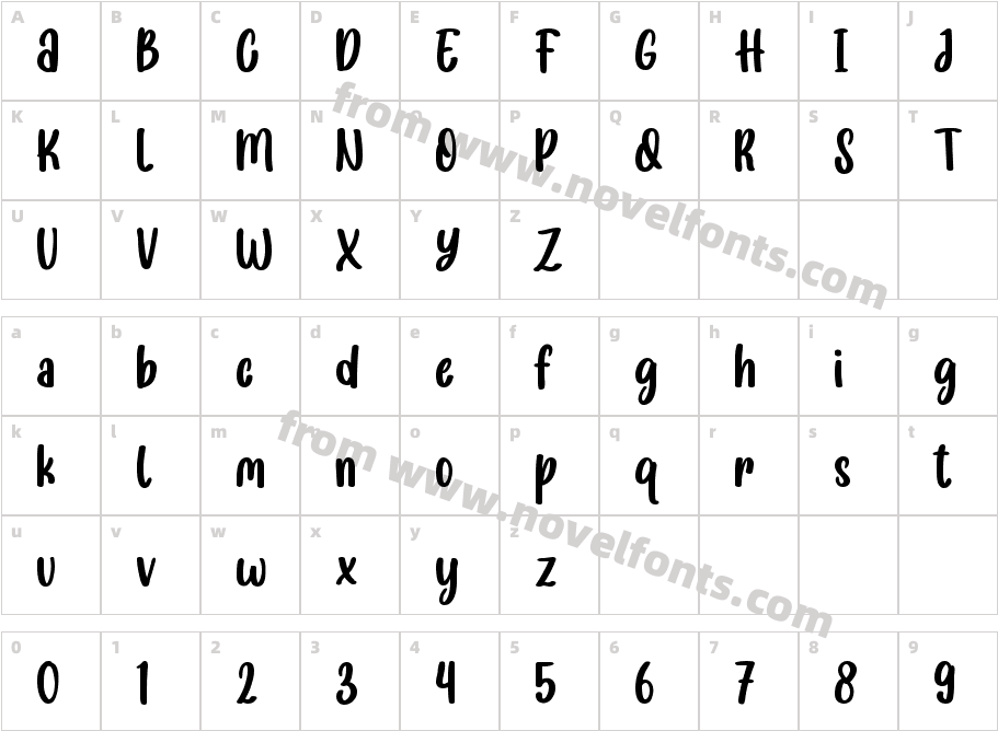 SMILE EVERYDAYCharacter Map