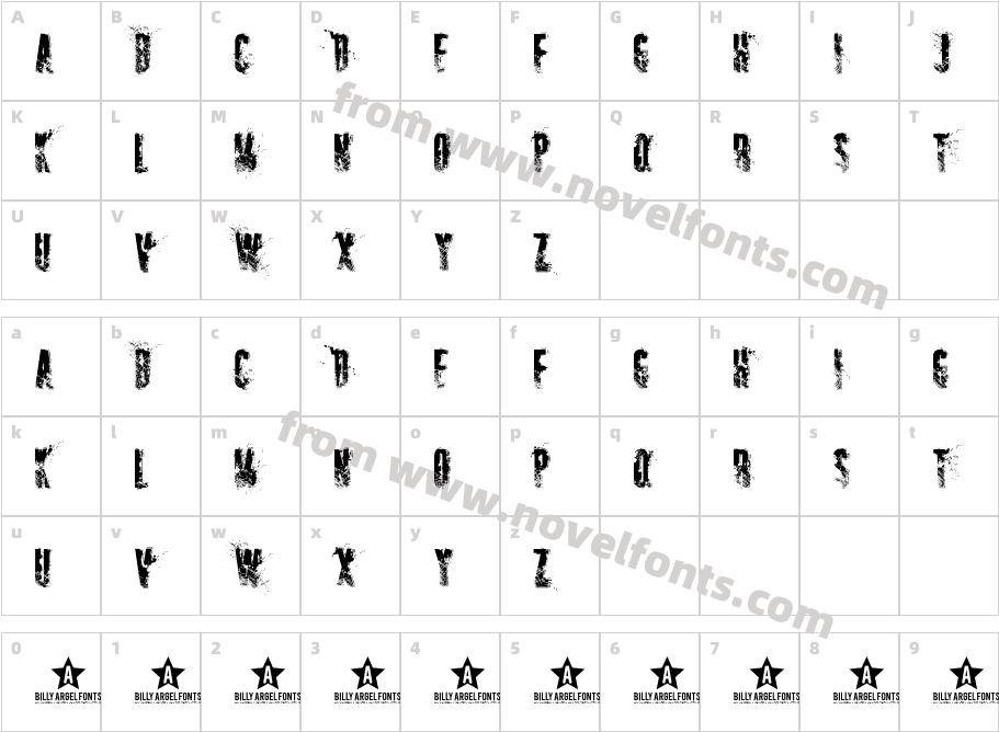 SNIPERCharacter Map