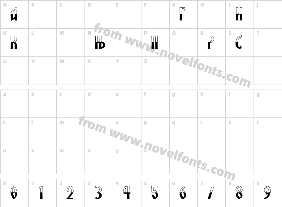 SRPSKA_KNIGA_19Character Map