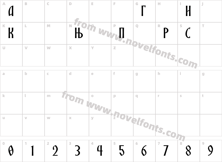 SRPSKA_KNIGA_4Character Map