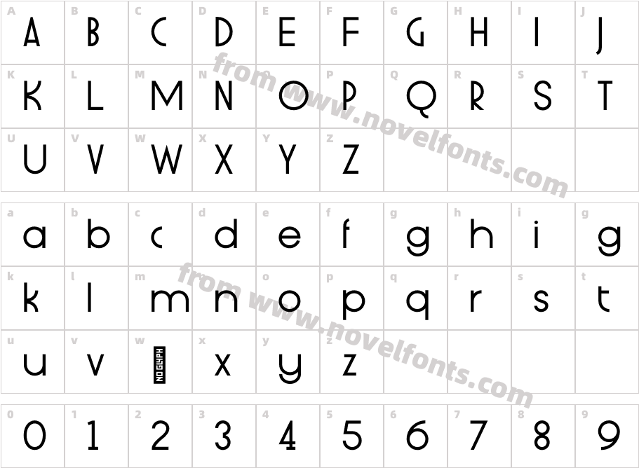 ST Plato Sans Display DEMO HeavyCharacter Map