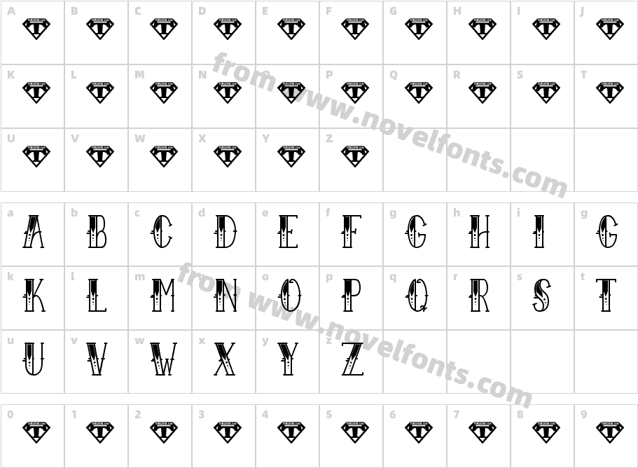 Sailor Larry FancyCharacter Map