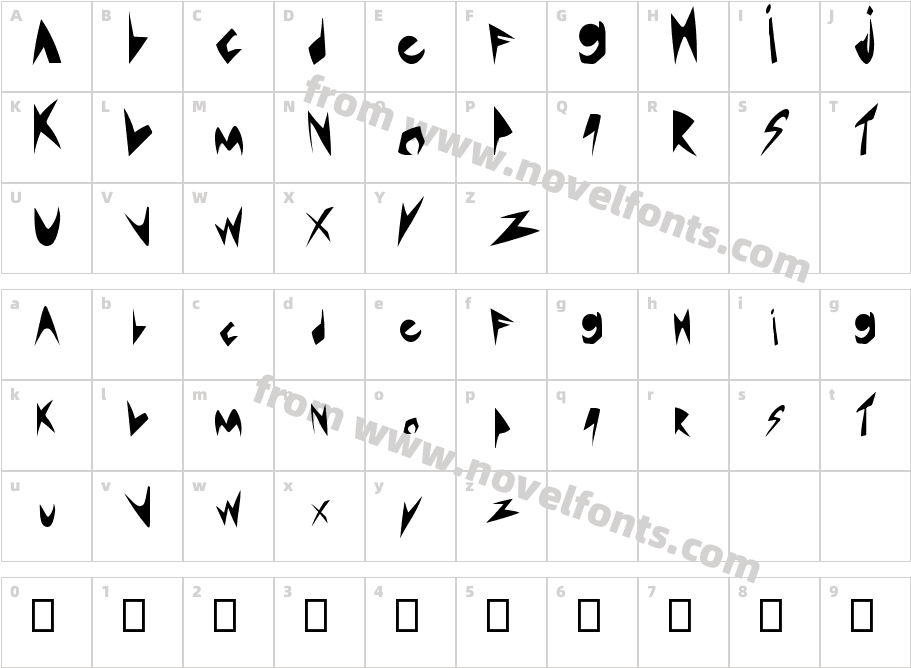 Saint Valentin 1.3Character Map