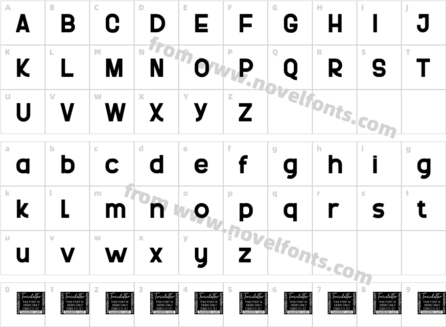 Sajola Personal UseCharacter Map