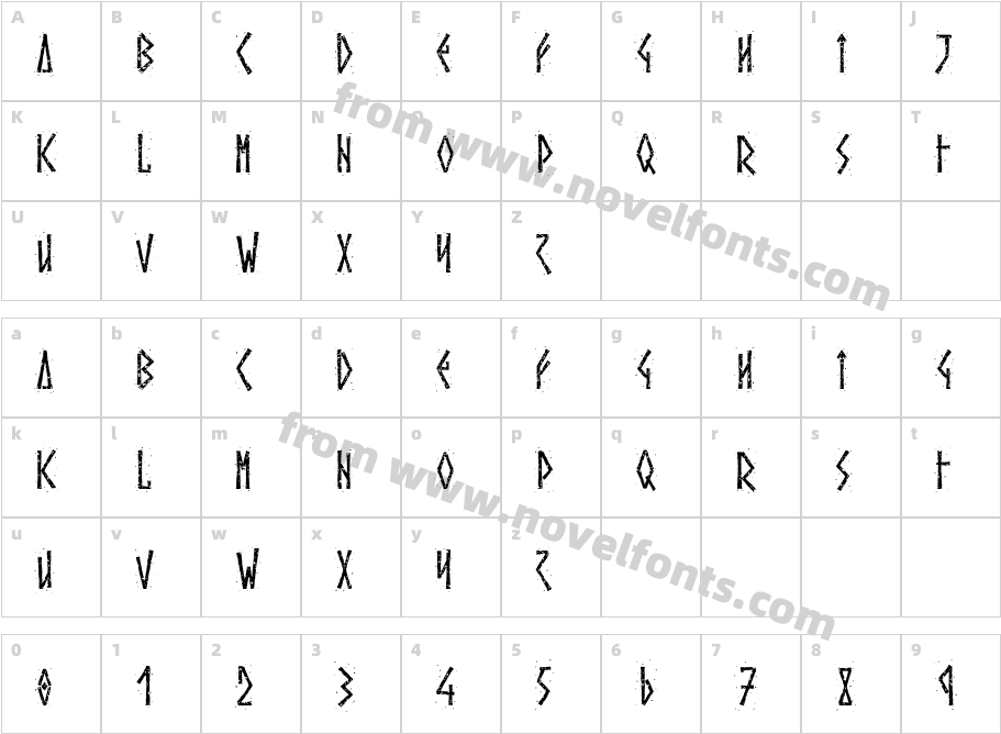 Salt W00Character Map