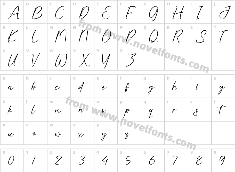 SalteregoCharacter Map