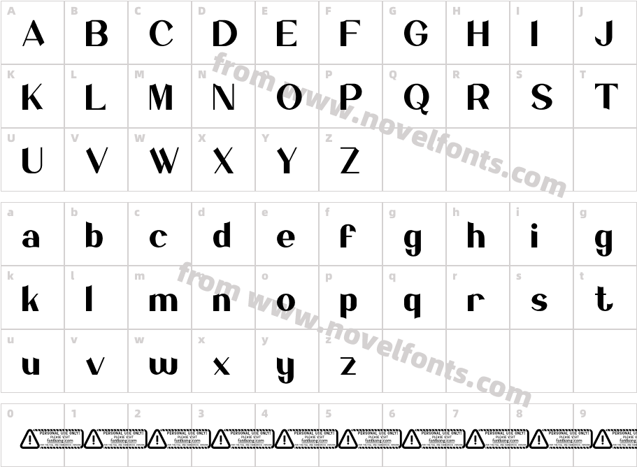 Salvador PERSONAL USE ONLY!Character Map