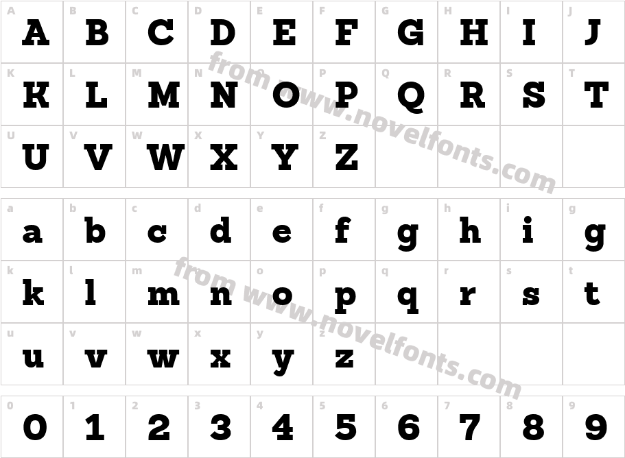 Sanchez Slab W03 BlackCharacter Map