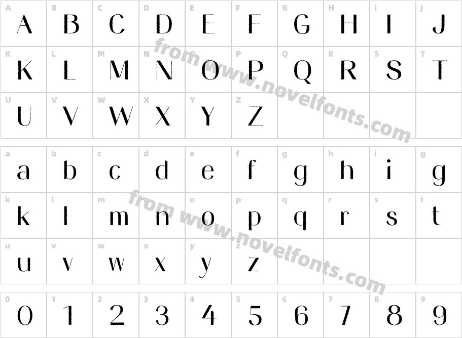 Saphile RoughCharacter Map