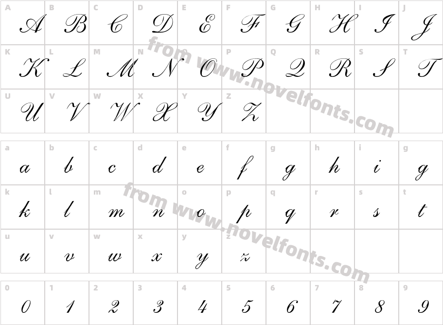 Sarah AndanteDB NormalCharacter Map