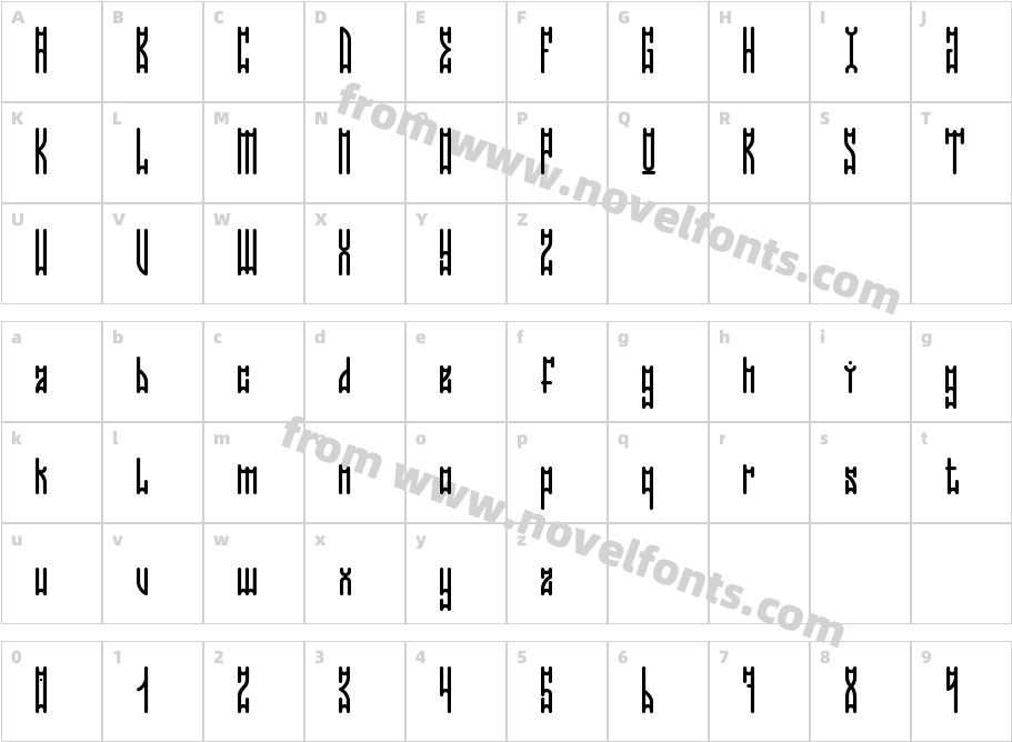 NICEOMI FREECharacter Map