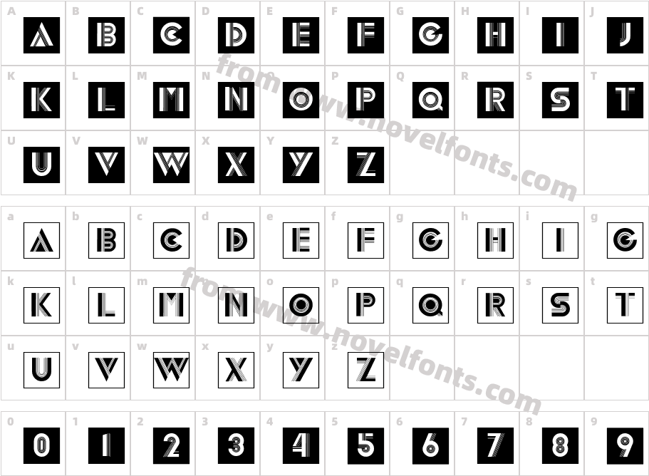 SchraffuraCharacter Map