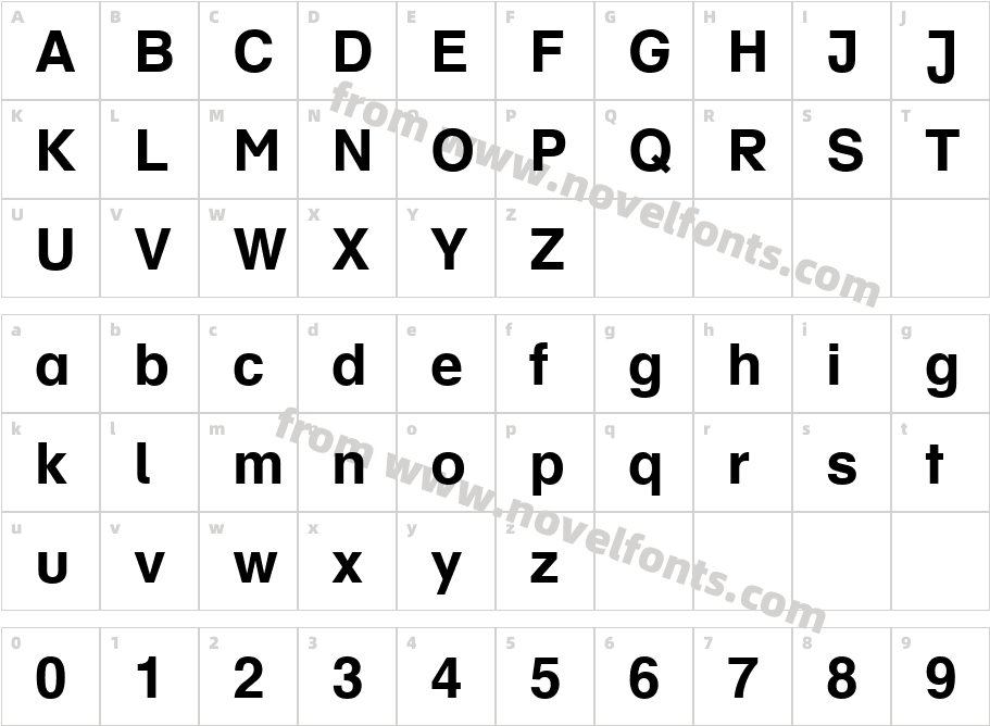 Schulbuch Sued Web Bold W03 RgCharacter Map