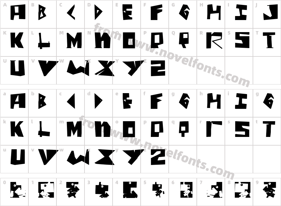 Scissor ThreeCharacter Map